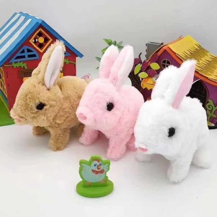 Interactive Plush Bunny Toy | The Perfect Gift for Kids — Educational, Durable & Hours of Fun