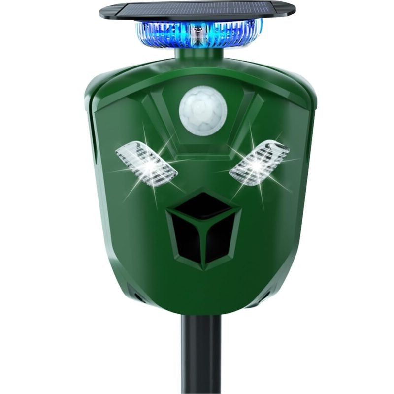 360° Solar Ultrasonic Animal Repeller | Built for British Weather — Durable, Attractive Outdoor Design