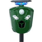 360° Solar Ultrasonic Animal Repeller | Built for British Weather — Durable, Attractive Outdoor Design