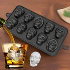 Skull-Shaped Ice Cube Tray | Effortlessly Functional Home Essential for Clean, Organised Living