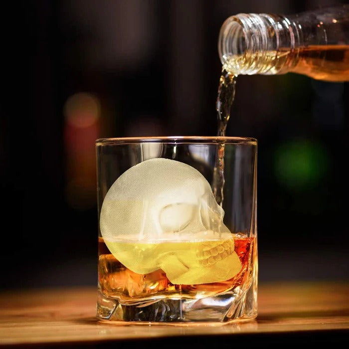 Skull-Shaped Ice Cube Tray | Effortlessly Functional Home Essential for Clean, Organised Living