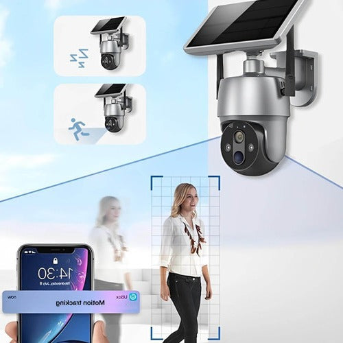 Solar-Powered Outdoor Surveillance Camera | Make Your Garden Beautiful, Functional & the Envy of the Neighbourhood