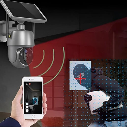 Solar-Powered Outdoor Surveillance Camera | Make Your Garden Beautiful, Functional & the Envy of the Neighbourhood