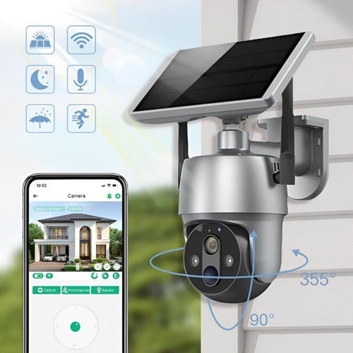 Solar-Powered Outdoor Surveillance Camera | Make Your Garden Beautiful, Functional & the Envy of the Neighbourhood