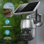 Solar-Powered Outdoor Surveillance Camera | Make Your Garden Beautiful, Functional & the Envy of the Neighbourhood