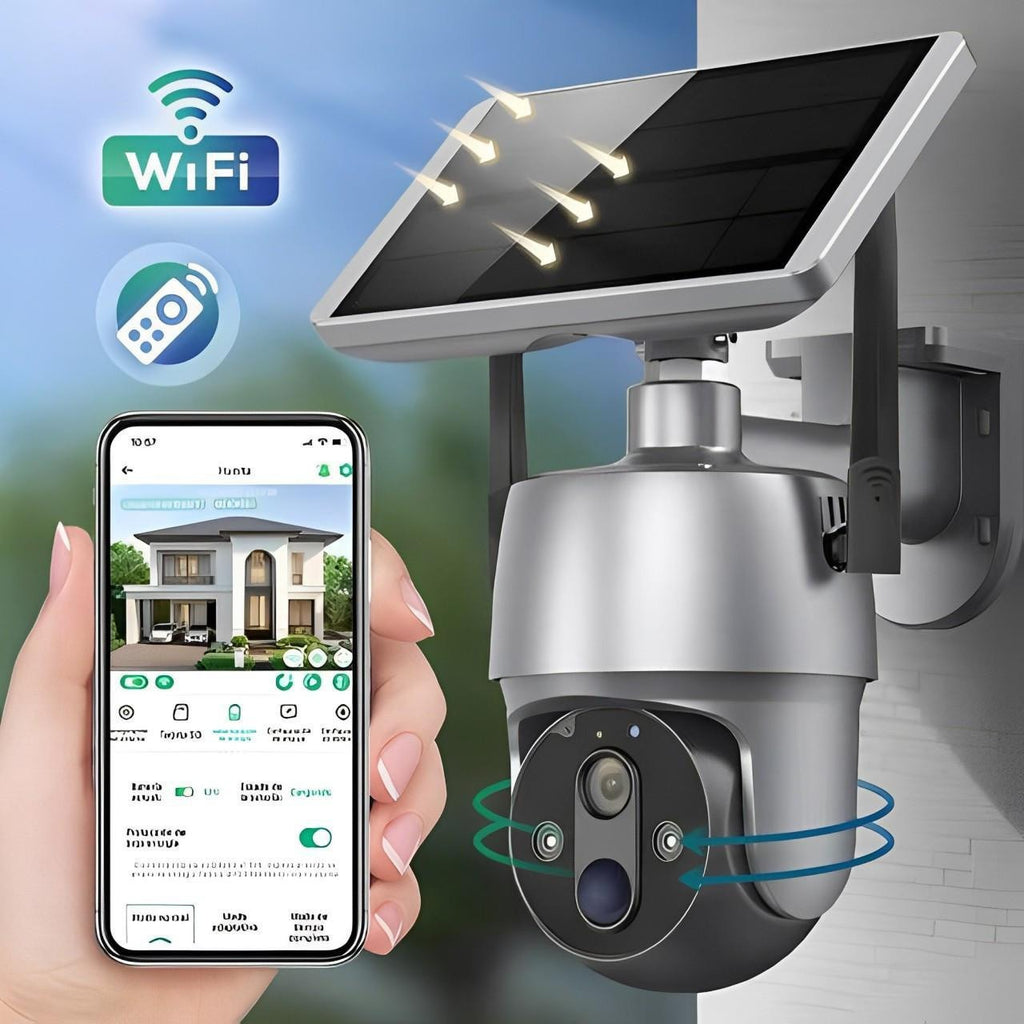 Solar-Powered Outdoor Surveillance Camera | Make Your Garden Beautiful, Functional & the Envy of the Neighbourhood