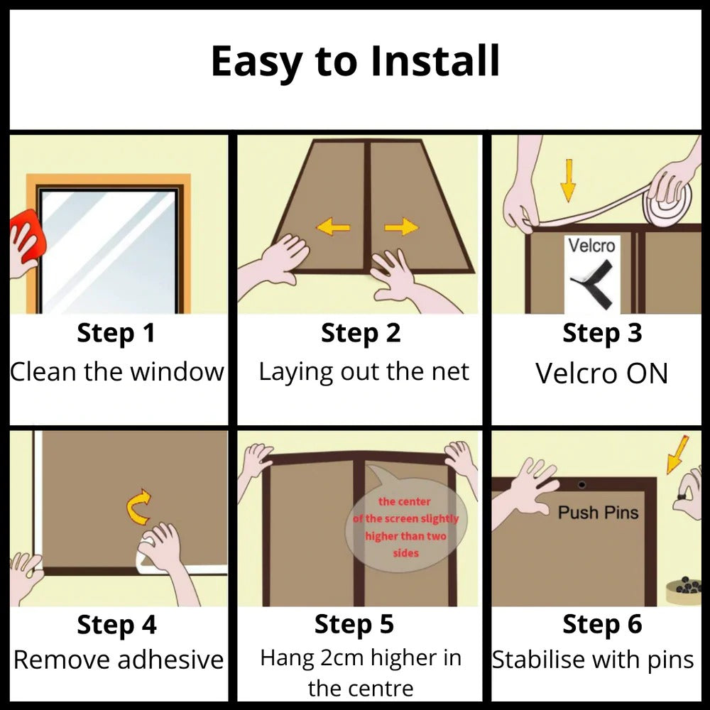 Magnetic Mosquito Screen for Doors | Quality Home Accessory Built to Look Great & Last for Years