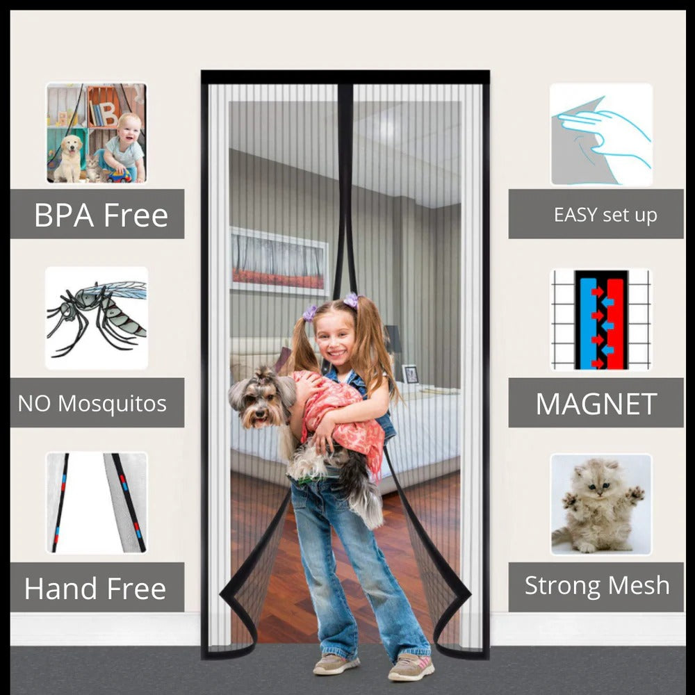 Magnetic Mosquito Screen for Doors | Quality Home Accessory Built to Look Great & Last for Years