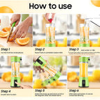 Mini Electric Portable Juicer Blender | The Kitchen Essential That Changes How You Cook, Prep & Enjoy Food