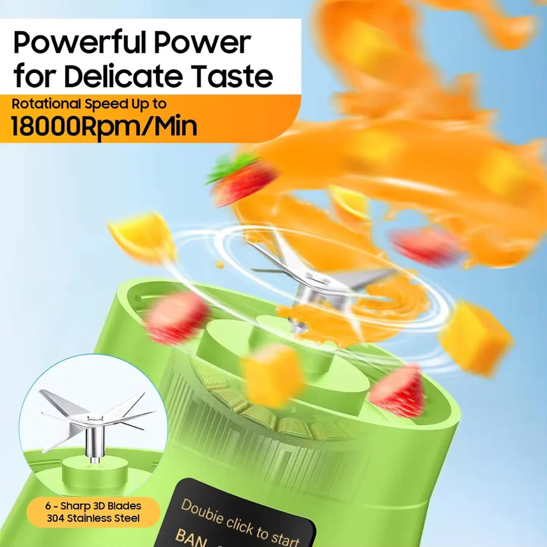Mini Electric Portable Juicer Blender | The Kitchen Essential That Changes How You Cook, Prep & Enjoy Food