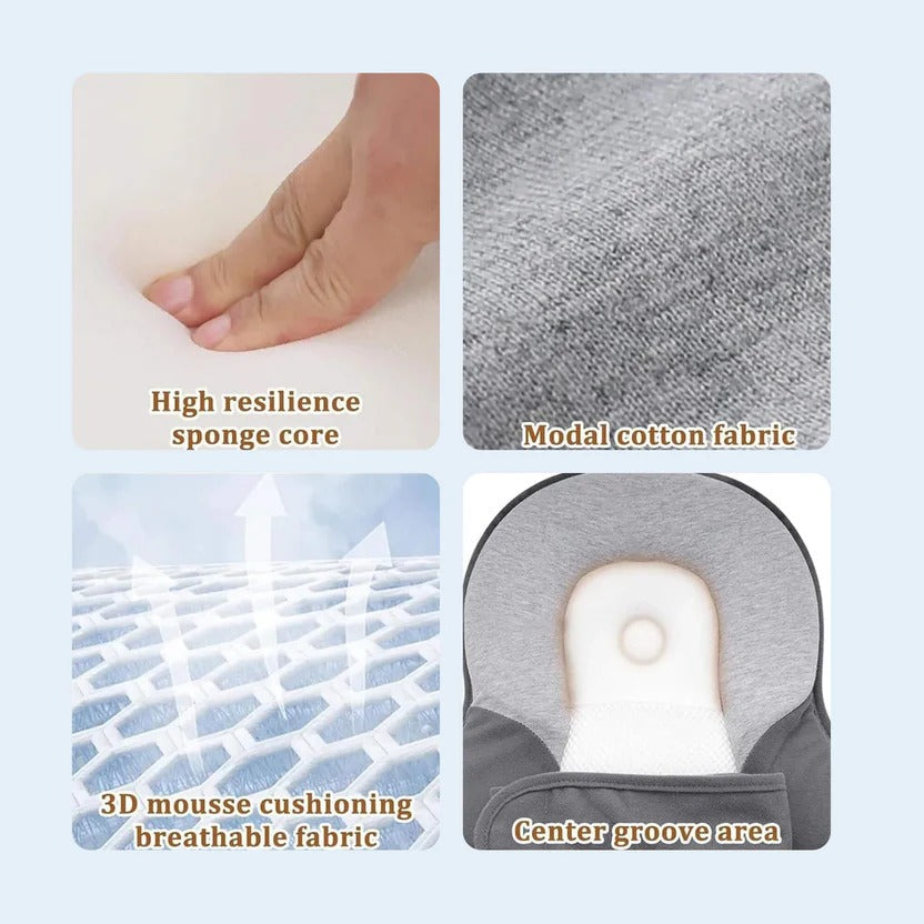 Inclined Reflux Pillow Bed for Infants | Must-Have Baby Accessory Loved by Parents Around the World