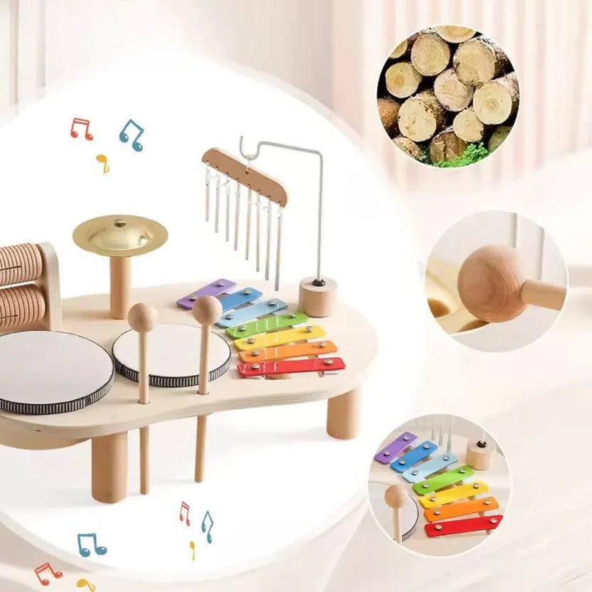 Montessori Drum Kit | Style and Practicality Finally Together — The Modern Home Essential
