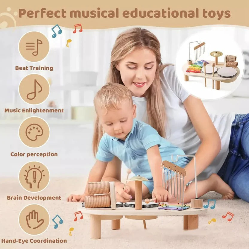 Montessori Drum Kit | Style and Practicality Finally Together — The Modern Home Essential