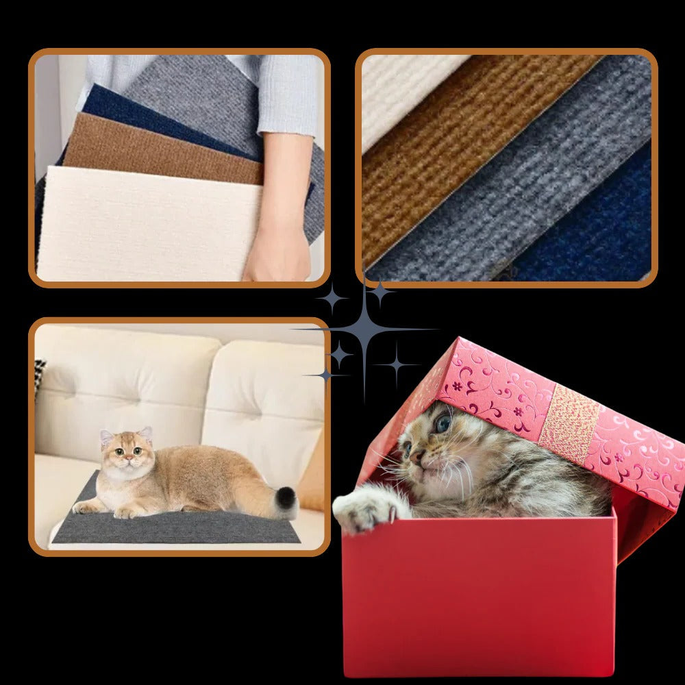 Adhesive Wall Mounted Cat Scratch Pad | Trusted by Pet Owners — Safe, Easy to Use & Built to Last