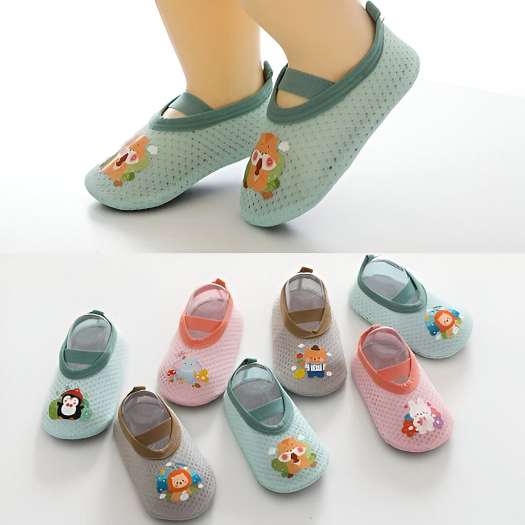 Baby Cartoon Non-Slip Shoes - Soft Sole First Walker Shoes for Babies and Toddlers