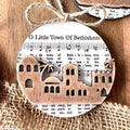 Nativity Music Sheet Christmas Ornaments - Festive Hanging Decorations for Tree