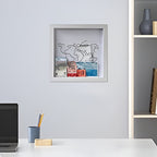 Adventure Archive Keepsake Box - Travel Memory Storage Box for Tickets and Souvenirs