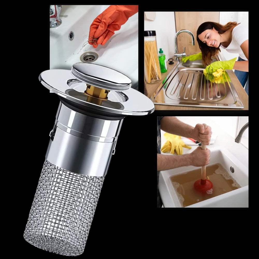 Odor Isolation Pop Up Sink Stopper | Practical, Beautiful & Built to Last — The Smart Choice for Any Home