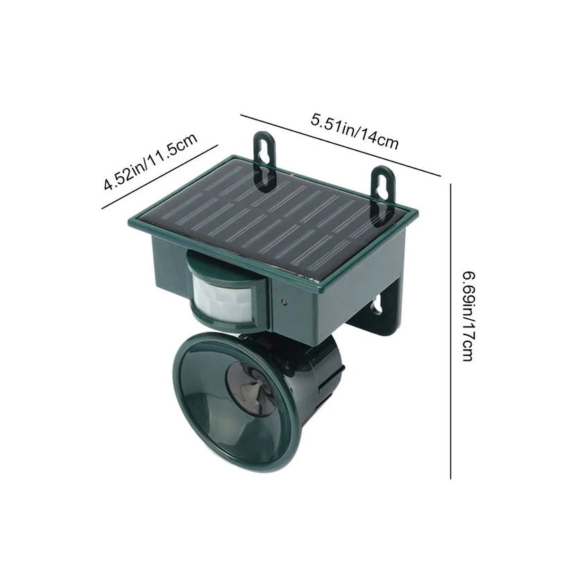 Motion Sensor Bird Deterrent for Crows: Ideal Pigeon Repeller with Sound Scarer | Reliable Security You Can Trust — Smart Protection for Home & Family