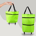 2-in-1 Foldable Shopping Bag with Wheels | Compact, Stylish & Incredibly Useful — An Everyday Home Must-Have