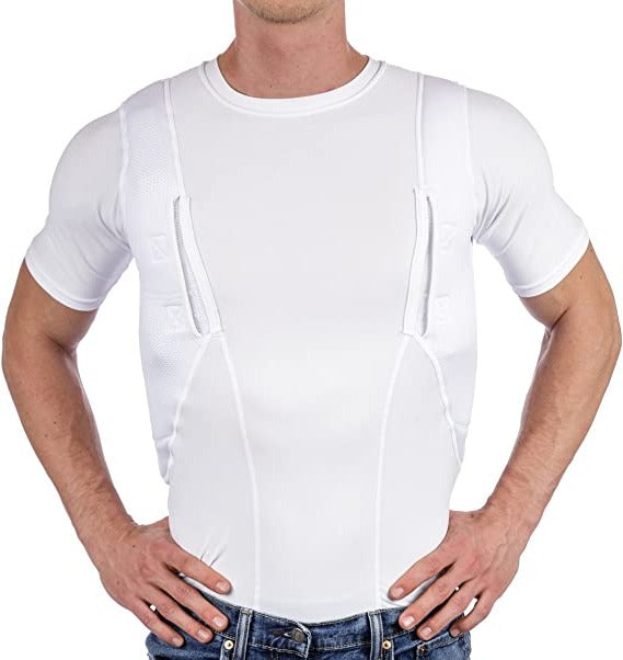 Men/women's Concealed Leather Holster T-shirt | Effortlessly Stylish, Comfortable Clothing for Modern Everyday Wear