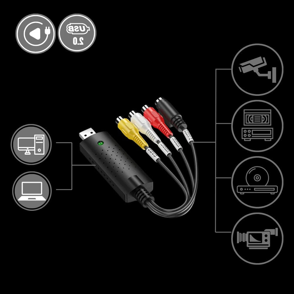 USB 2.0 Capture Adapter | Outstanding Quality & Great Value — A Genuine Everyday Essential