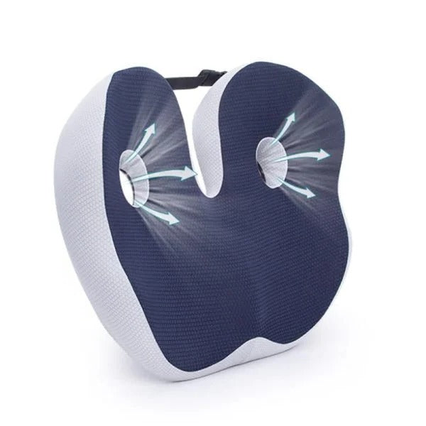 Adjustable Memory Foam Sit Bone Relief Seat Cushion | Clinically Designed for Targeted Pain Relief & Faster Daily Recovery