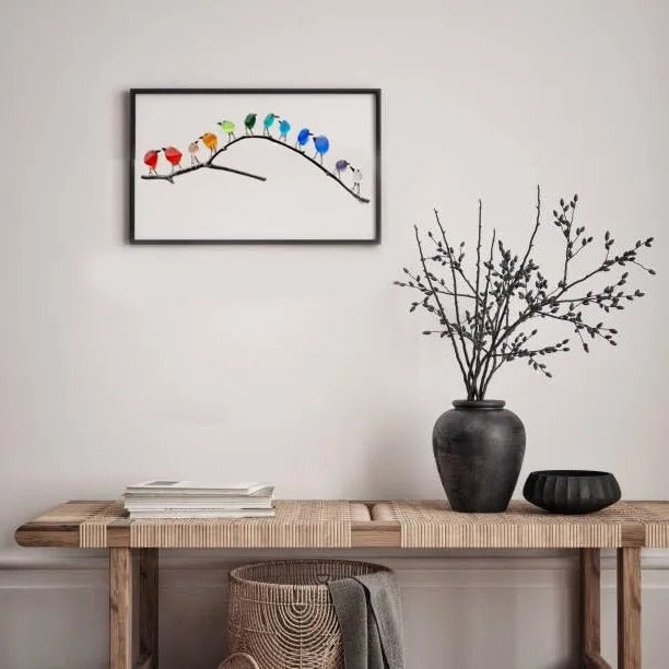 Sea Glass Birds Decor Coastal Love Notes | Compact, Stylish & Incredibly Useful — An Everyday Home Must-Have