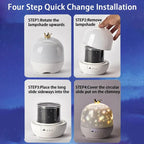 Children's Ocean Projection Night Light | Kids Bedroom Night Lamp with Moving Sea Display