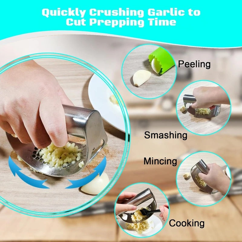 Garlic Press Rocker Set | Stylish Home Essential That Transforms & Elevates Your Living Space
