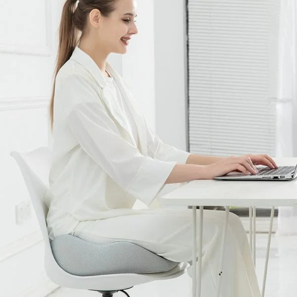 Adjustable Memory Foam Sit Bone Relief Seat Cushion | Clinically Designed for Targeted Pain Relief & Faster Daily Recovery