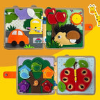 Children's Sensory Activity Story Book | Interactive Busy Book for Toddlers — Tactile Learning