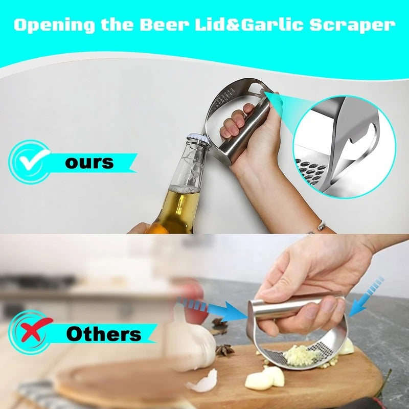 Garlic Press Rocker Set | Stylish Home Essential That Transforms & Elevates Your Living Space