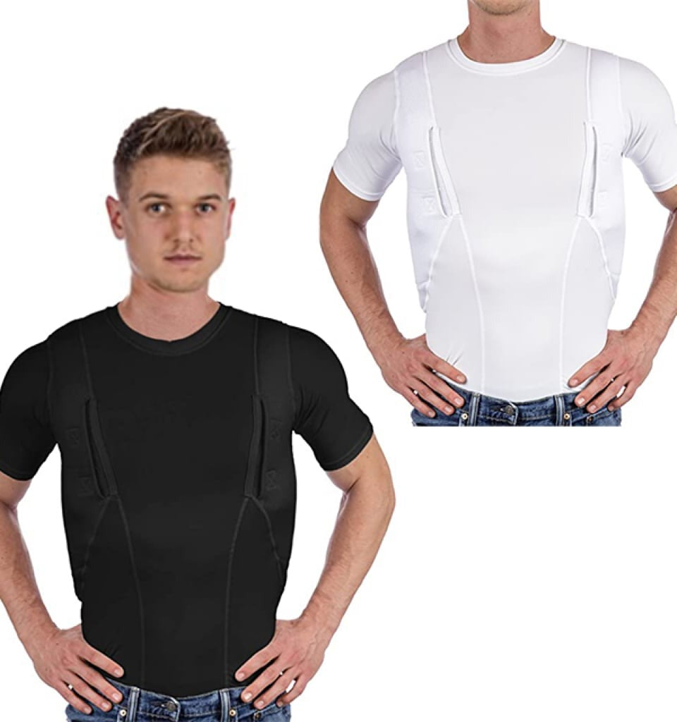 Men/women's Concealed Leather Holster T-shirt | Effortlessly Stylish, Comfortable Clothing for Modern Everyday Wear
