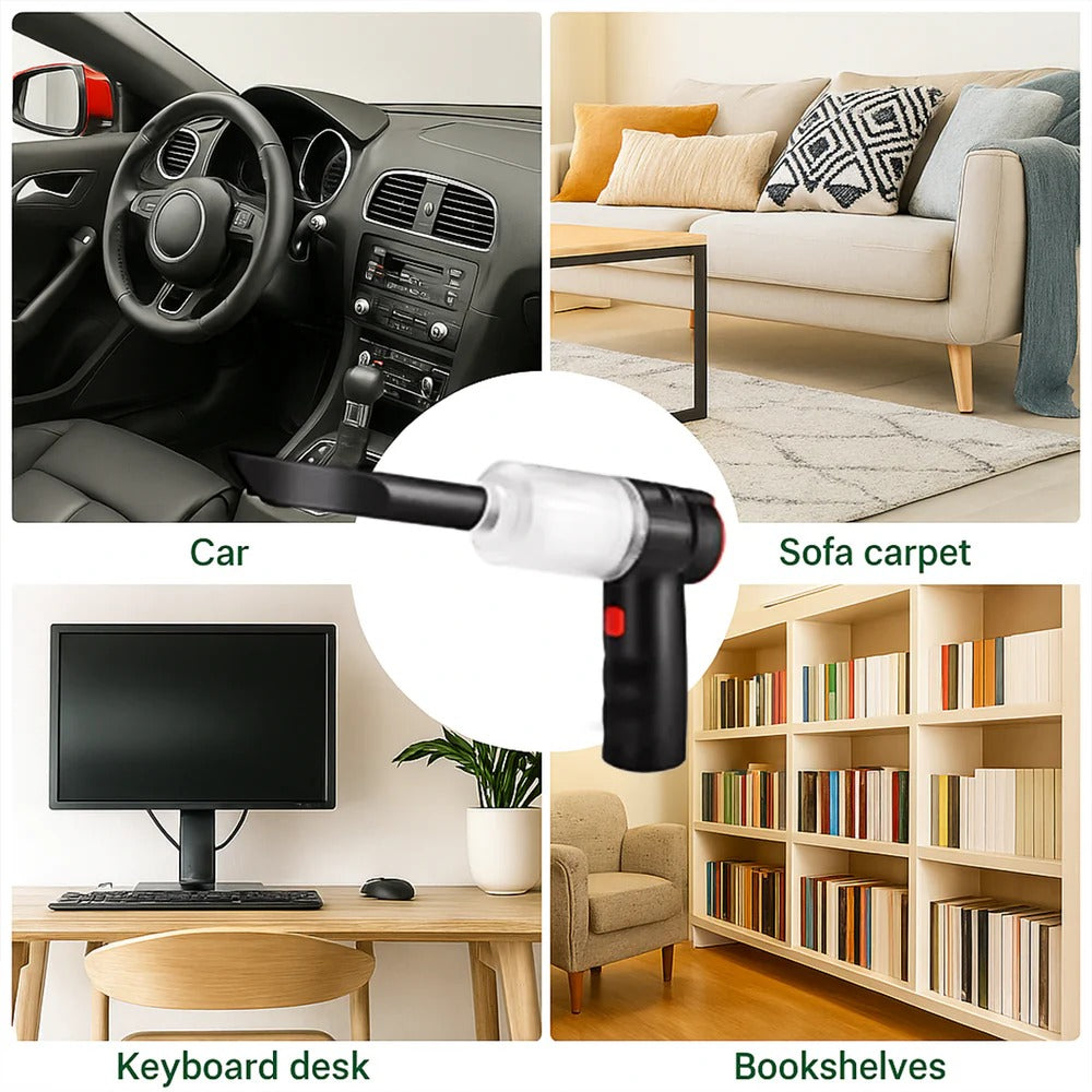 Cordless Car Vacuum Cleaner — 95000Pa Suction, Lightweight & Powerful Handheld | Protect, Upgrade & Improve Your Vehicle with This Essential Car Add-On
