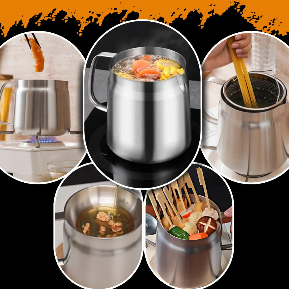 2-in-1 Deep Frying Pot | Practical, Beautiful & Built to Last — The Smart Choice for Any Home