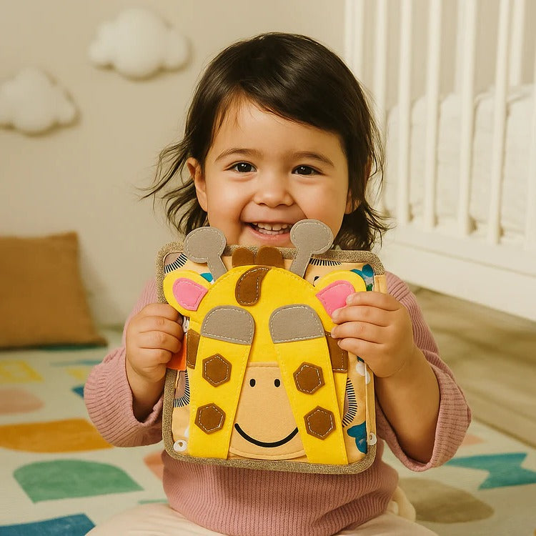 Children's Sensory Activity Story Book | Interactive Busy Book for Toddlers — Tactile Learning