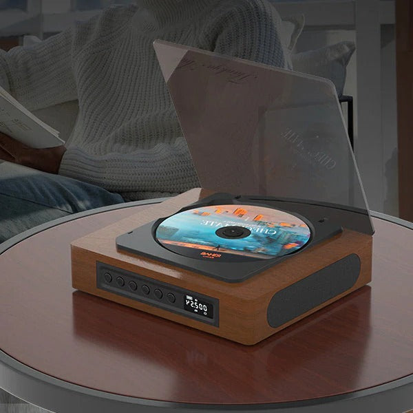 Bluetooth Retro CD Player with Type C Port | Outstanding Quality & Great Value — A Genuine Everyday Essential