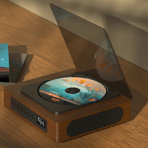 Bluetooth Retro CD Player with Type C Port | Outstanding Quality & Great Value — A Genuine Everyday Essential