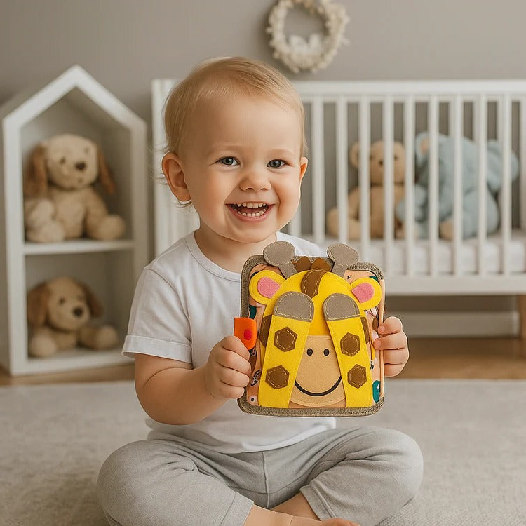Children's Sensory Activity Story Book | Interactive Busy Book for Toddlers — Tactile Learning