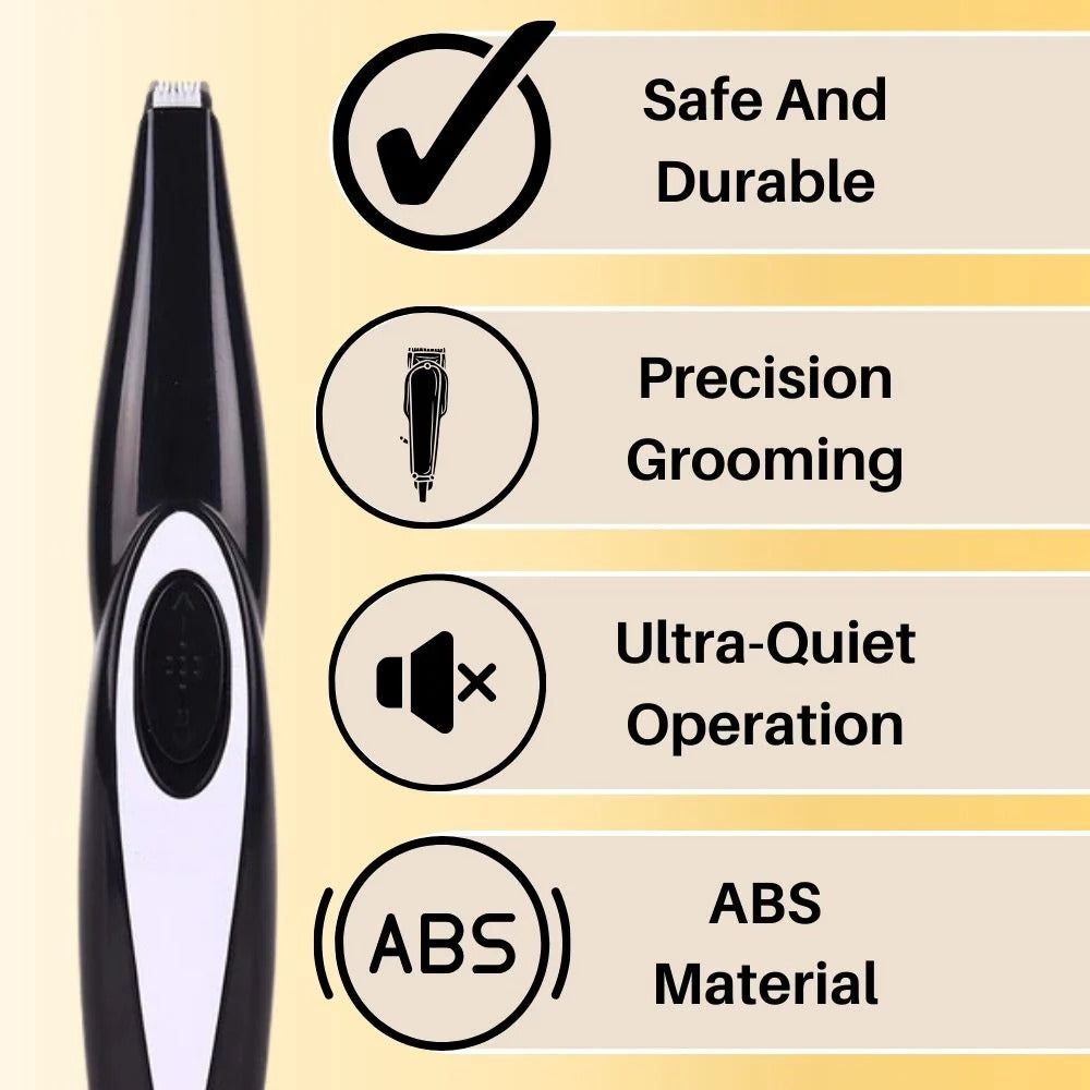 Precision Pet Grooming Trimmer | Quiet Low-Noise Clipper for Dogs & Cats