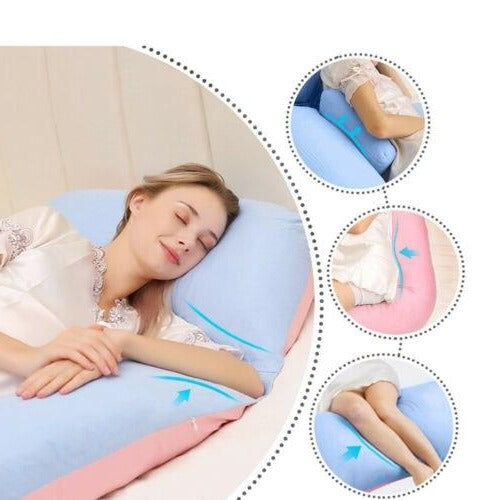 Sleeping Full Support Body Pillow — Ergonomic Design For Pregnancy, Shoulder & Back Pain | Targeted Therapy for Faster Recovery, Less Pain & Better Quality of Life