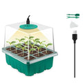 Household New Nursery Pot With Lamp — Plant Seed Starter Tray with Grow Light | Built for British Weather — Durable, Attractive Outdoor Design