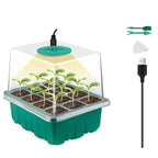 Household New Nursery Pot With Lamp — Plant Seed Starter Tray with Grow Light | Built for British Weather — Durable, Attractive Outdoor Design