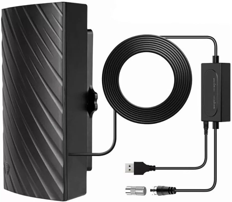 Long Range 4K Indoor HDTV Digital Antenna | 600 Mile Range Freeview Antenna for 1080p and 4K TV
