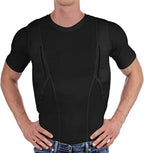 Men/women's Concealed Leather Holster T-shirt | Effortlessly Stylish, Comfortable Clothing for Modern Everyday Wear