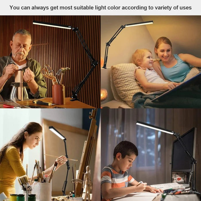LED Desk Lamp with Clamp | Durable, Reliable & Designed for Both Home DIY & Professional Use