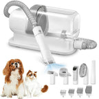 Low-Noise Dog Grooming Vacuum with Full Pet Hair Clippers & Brush Kit | Large 77.7oz Capacity | Durable Pet Accessory Built for Active, Playful, Energetic Pets