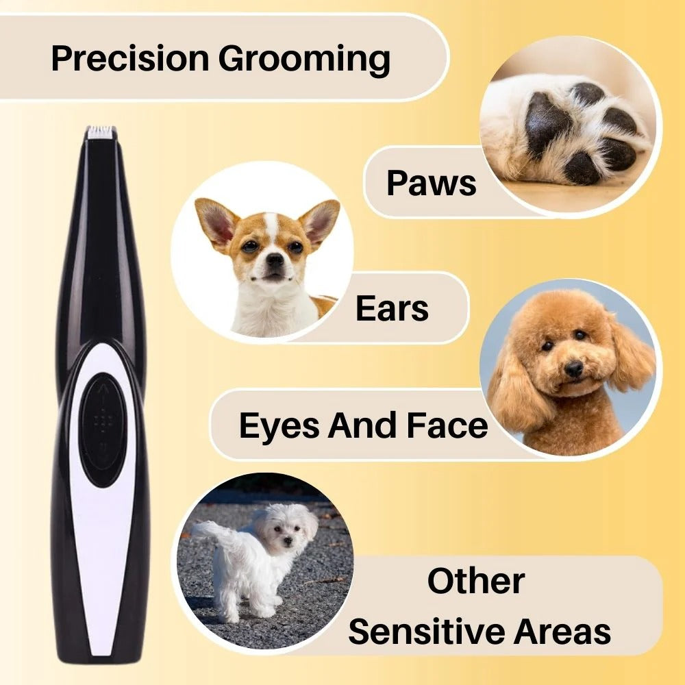 Precision Pet Grooming Trimmer | Quiet Low-Noise Clipper for Dogs & Cats
