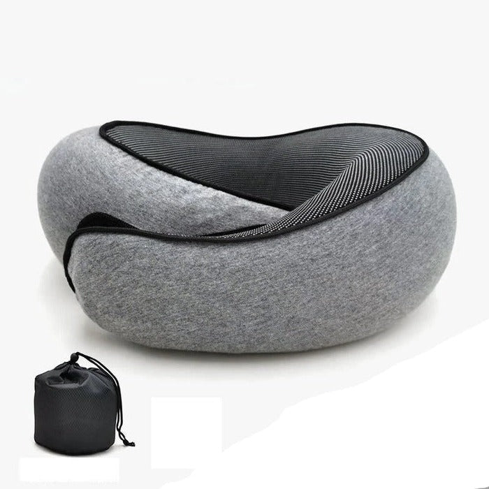 Snail Style Memory Foam Travel Curved Neck Pillow — U-shaped, Portable, Adjustable Support Neck Brace Pillow | Targeted Therapy for Faster Recovery, Less Pain & Better Quality of Life